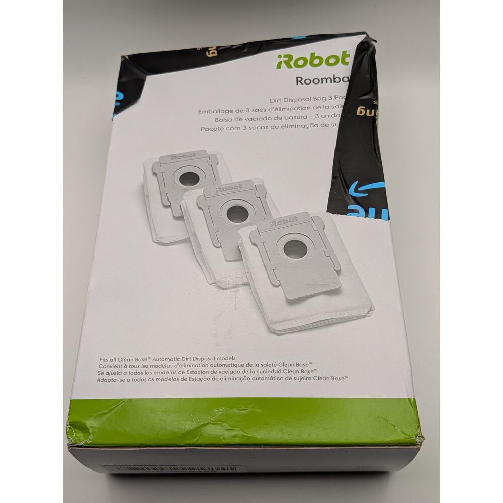 IROBOT Roomba Clean Base Dirt Disposal Bags 3 Pack Replacement NEW